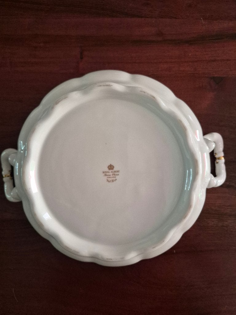 Royal Albert Val D'Or Dekschaal/alleen ophalen, Verzamelen, Porselein, Kristal en Bestek, Ophalen, Zo goed als nieuw, Porselein