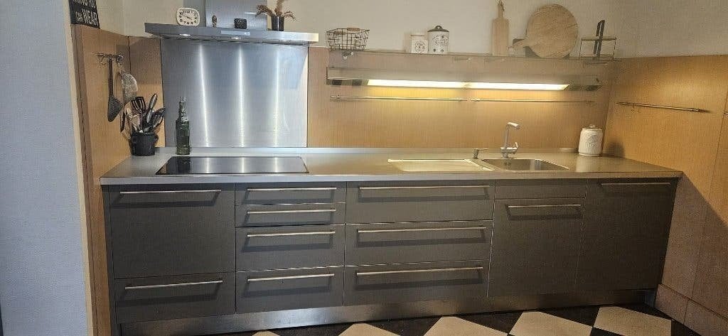 tweewandige keuken BULTHAUB INCL apparatuur + werkbladen, Ophalen, Gebruikt, Dubbelwandige keuken, Kunststof