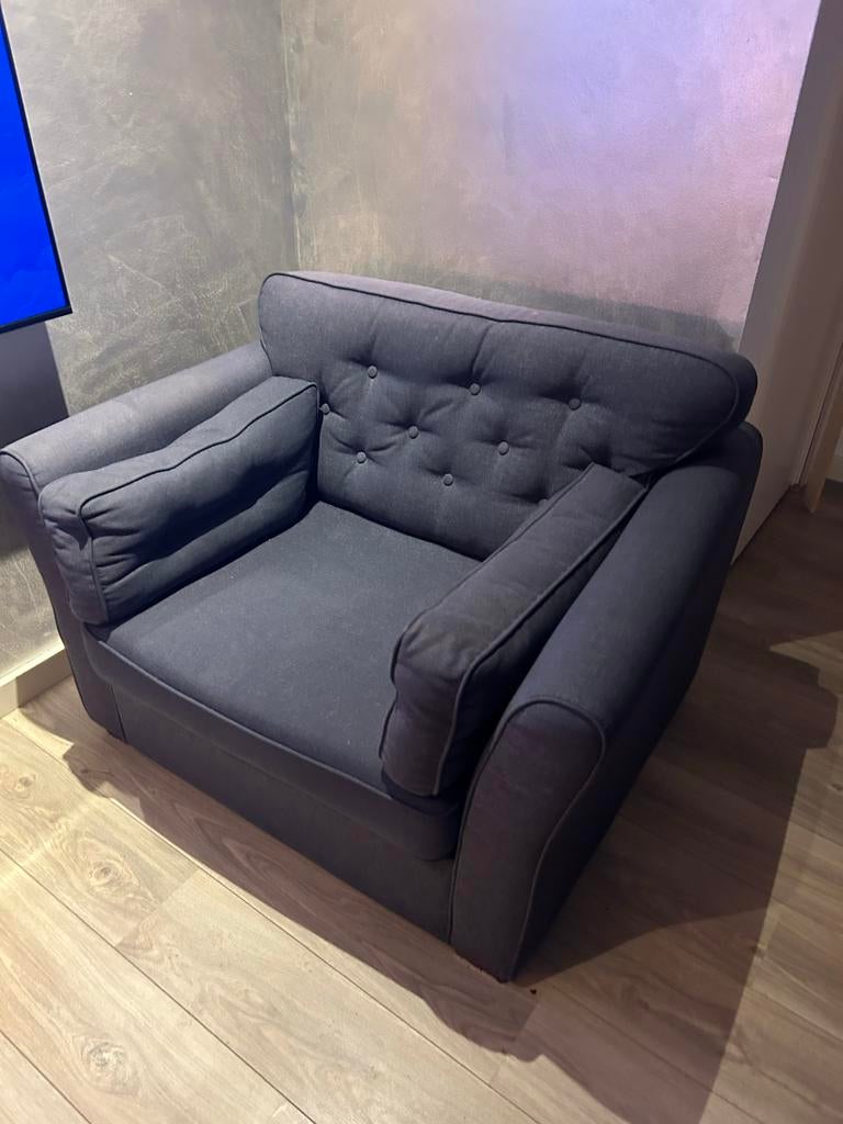 Comfortabele loveseat, Ophalen, Gebruikt, Tweepersoons, 75 tot 100 cm