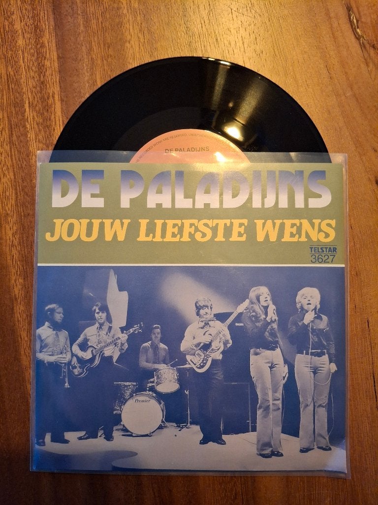 7" De Paladijns - Jouw liefste wens, Cd's en Dvd's, Ophalen of Verzenden, Zo goed als nieuw, Overige formaten, Levenslied of Smartlap