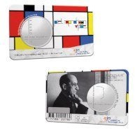 5 Euro Nederland 2022 - BU Coincard - Piet Mondriaan Vijfje, Verzenden, Overige landen, 5 euro, Losse munt
