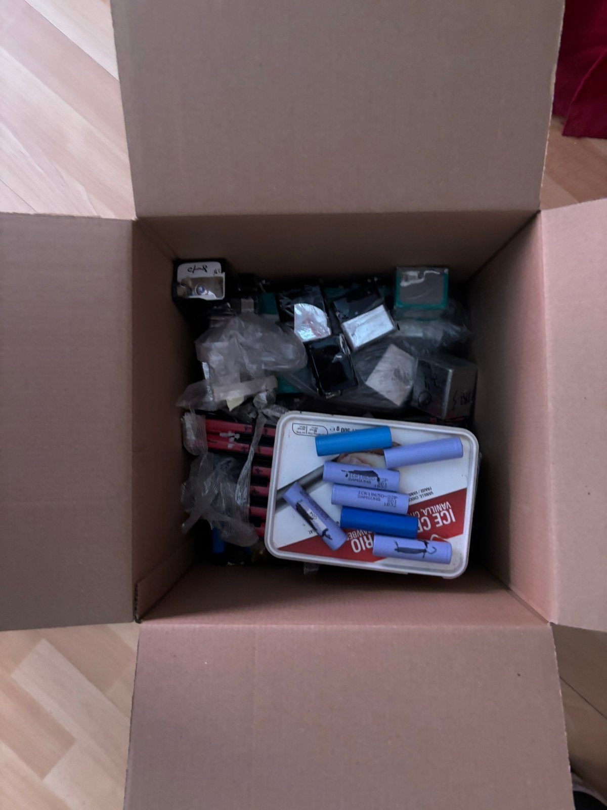 GRATIS Gebruikte  fietsaccu's - Onderdelen 18650 cells, Ophalen, Gebruikt