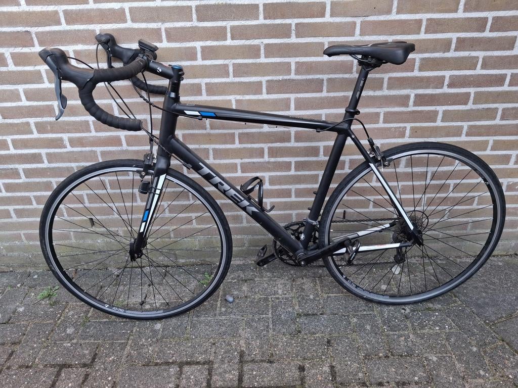 Trek racefiets dames maat L (61 cm) met klikpedalen, Fietsen en Brommers, Fietsen | Racefietsen, Ophalen, Aluminium, Overige merken