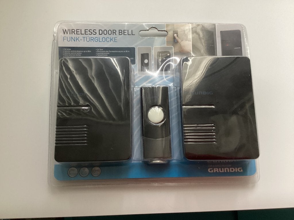 draadloze deurbel . Grundig , Nieuw in de verpakking,, Huis en Inrichting, Ophalen of Verzenden, Nieuw, Draadloos