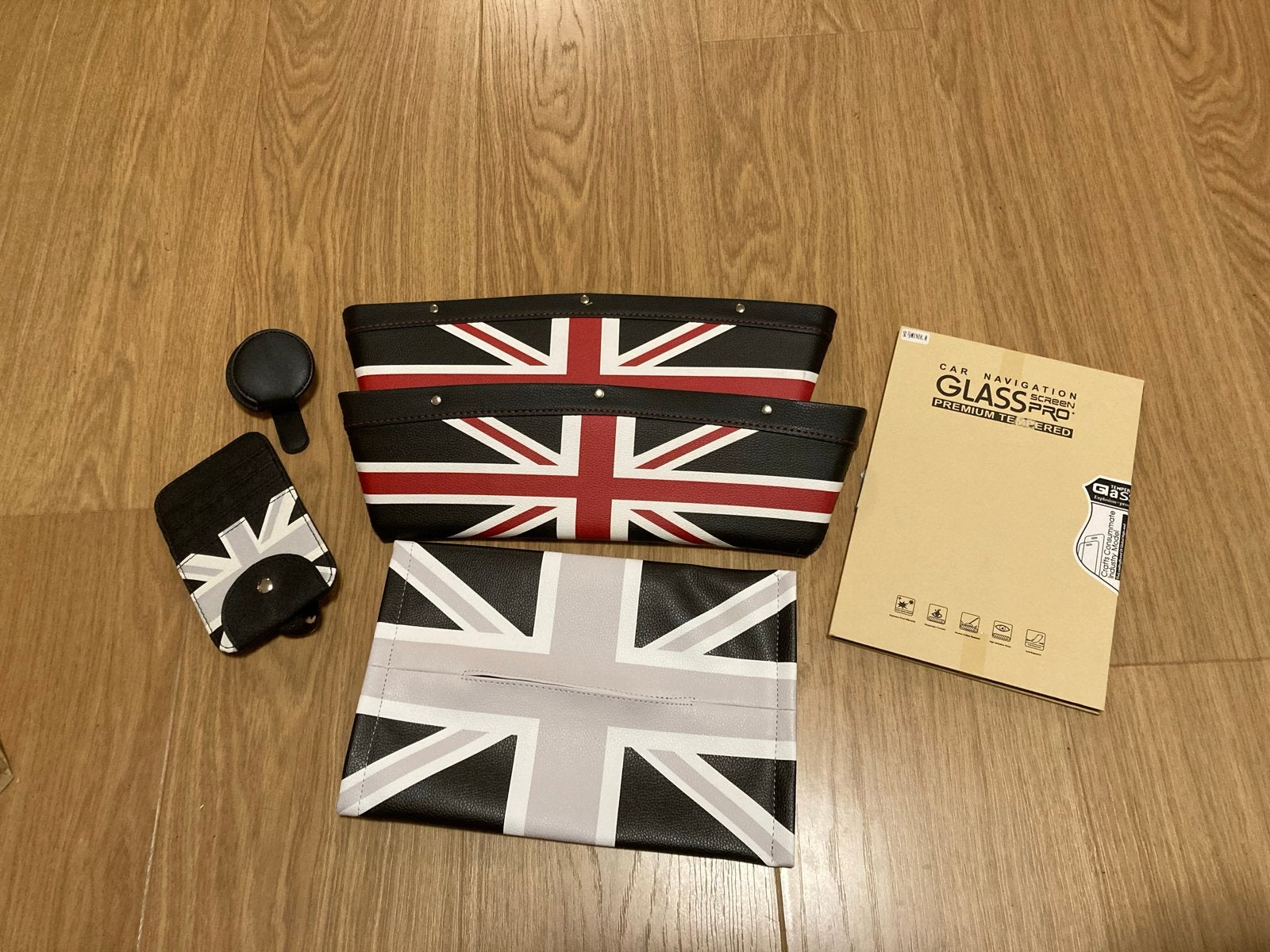 Mini Cooper auto accessoires set - Union Jack design, Ophalen of Verzenden, Nieuw