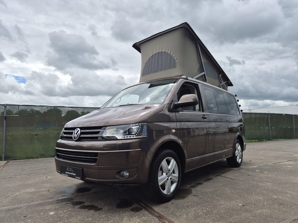 Vw T5 California 2.0TDI DSG 2015 hefdak camper, Koelkast, Buscamper of Camperbus, Volkswagen, Luifel