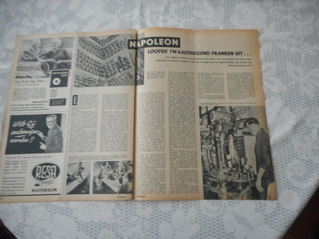Voedsel uit blik. 1960., Verzamelen, Ophalen of Verzenden, 1960 tot 1980, Nederland, Knipsel(s)