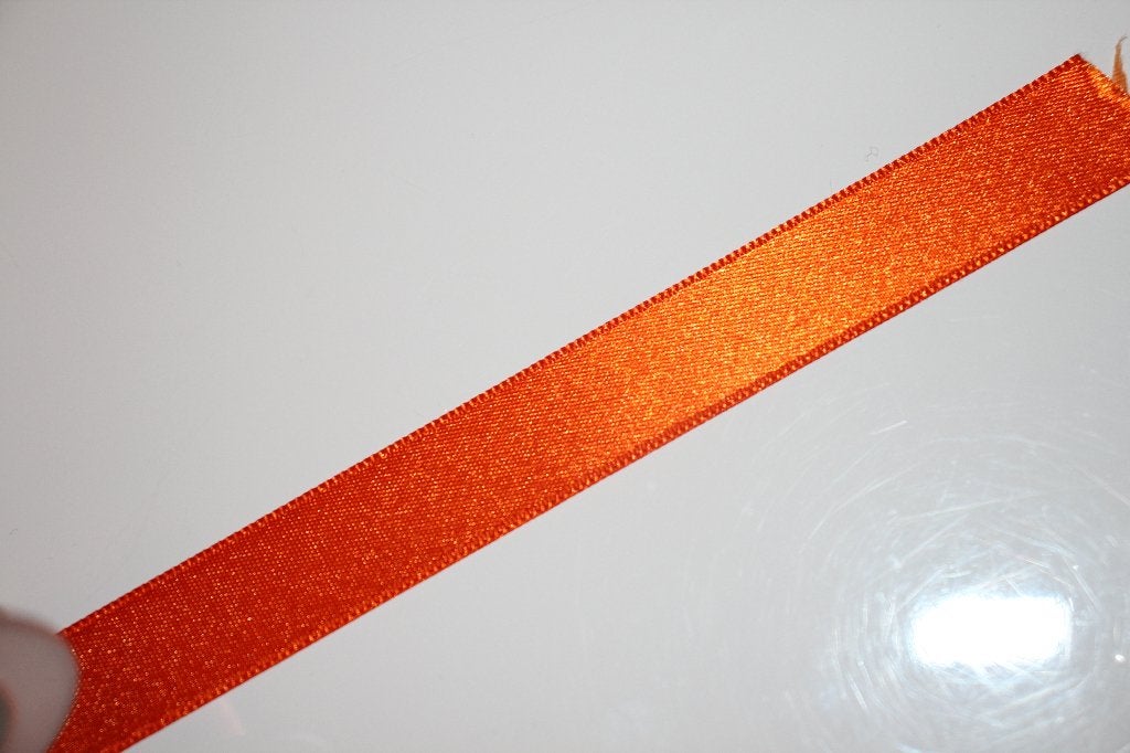 Satijn lint - Oranje col.693 - 15mm #3127, Ophalen of Verzenden, Nieuw, Lint, Band of Elastiek