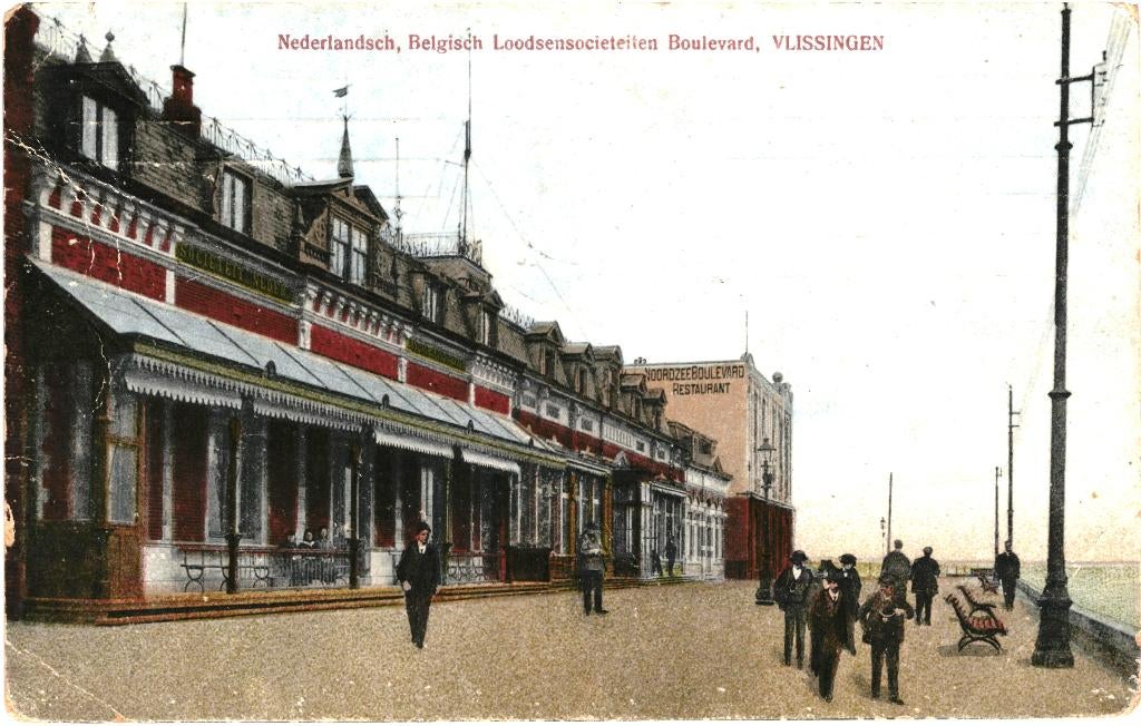 700714 Vlissingen Zeeland 1921 Gelopen met postzegel, Ophalen of Verzenden, 1920 tot 1940, Gelopen, Zeeland