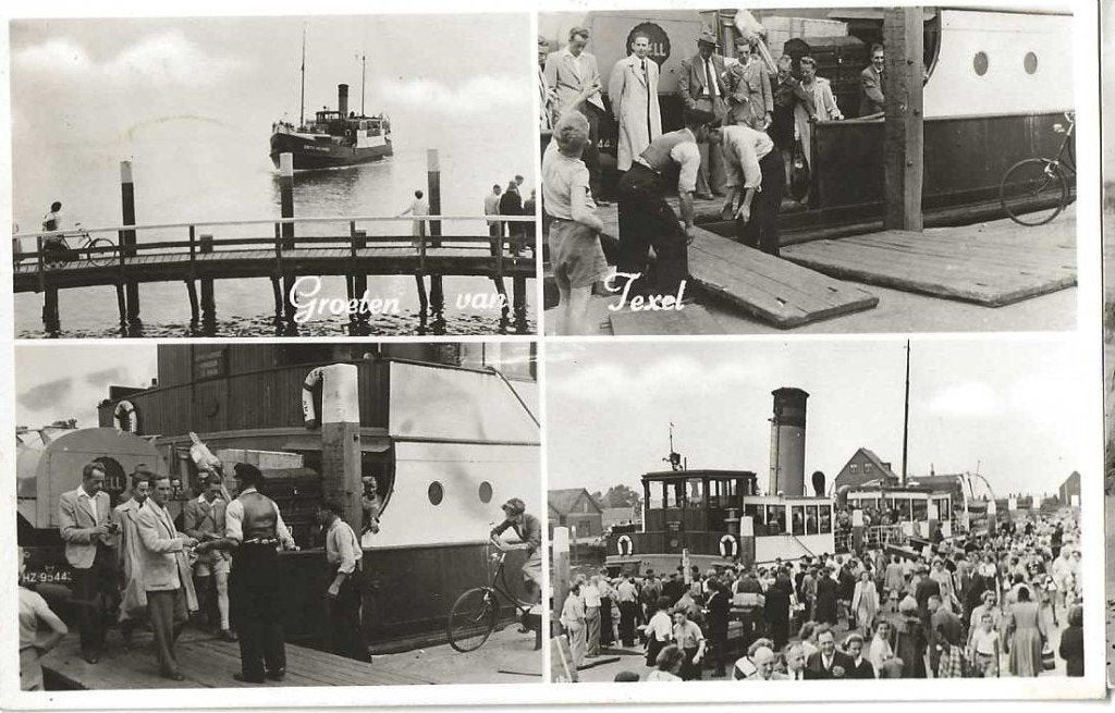 Jt27-309 Texel, Verzenden, 1940 tot 1960, Gelopen, Waddeneilanden