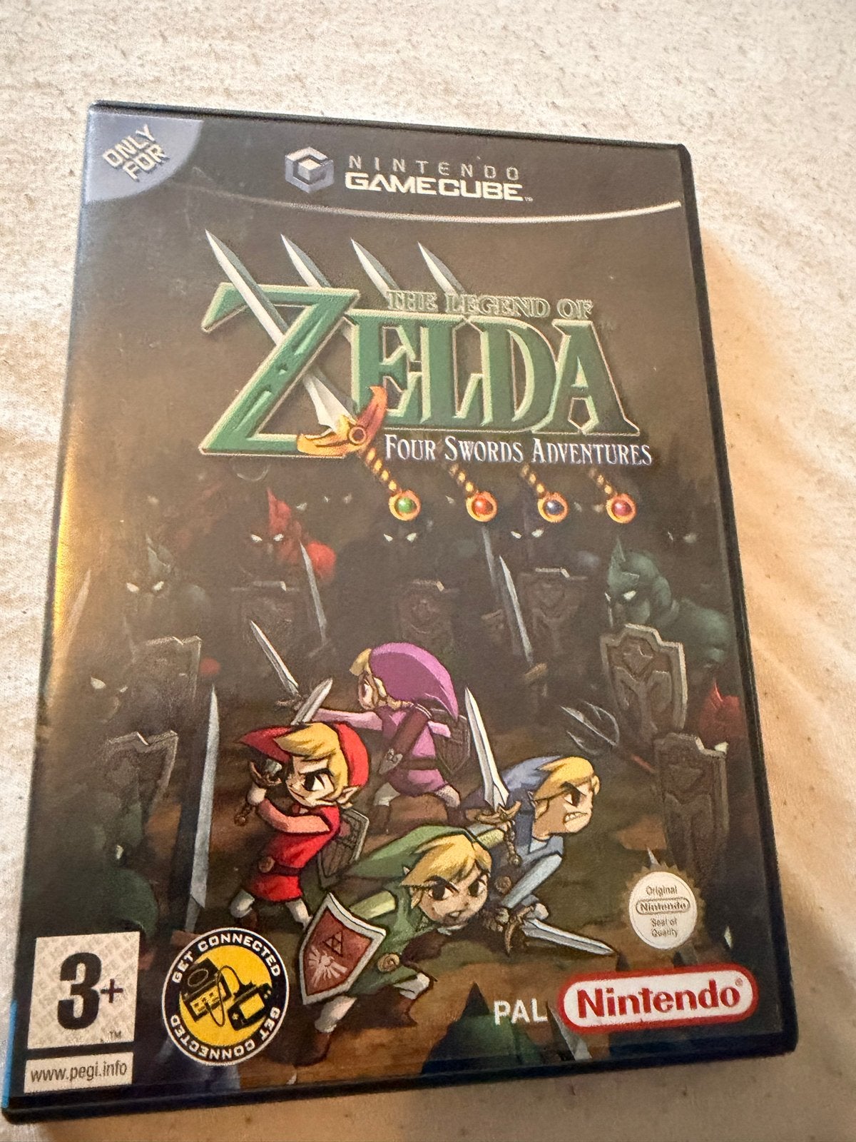 The Legend of Zelda: Four Swords Adventures (GameCube), Avontuur en Actie, Ophalen of Verzenden, Zo goed als nieuw, Gekoppelde computers