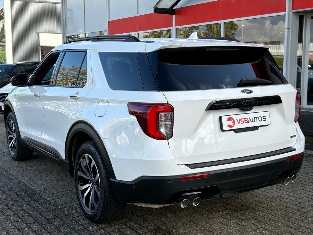 Ford EXPLORER 3.0 V6 ECOBOOST ST-LINE PHEV AUT. 458PK 7-PRS, Auto's, Gebruikt, Met garantie (alle), Wit, Bedrijf