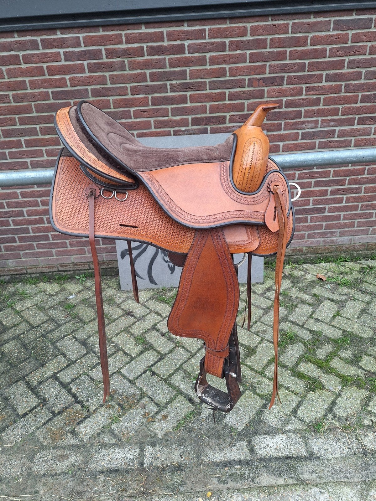 edix Santos / Boomloos westernzadel/ Boomloos zadel, Ophalen of Verzenden