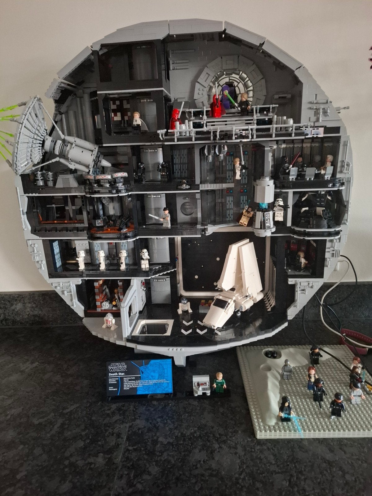 Lego Star Wars Death Star setnummer 75419, Inclusief minifiguren, Lego, Ophalen of Verzenden, Zo goed als nieuw