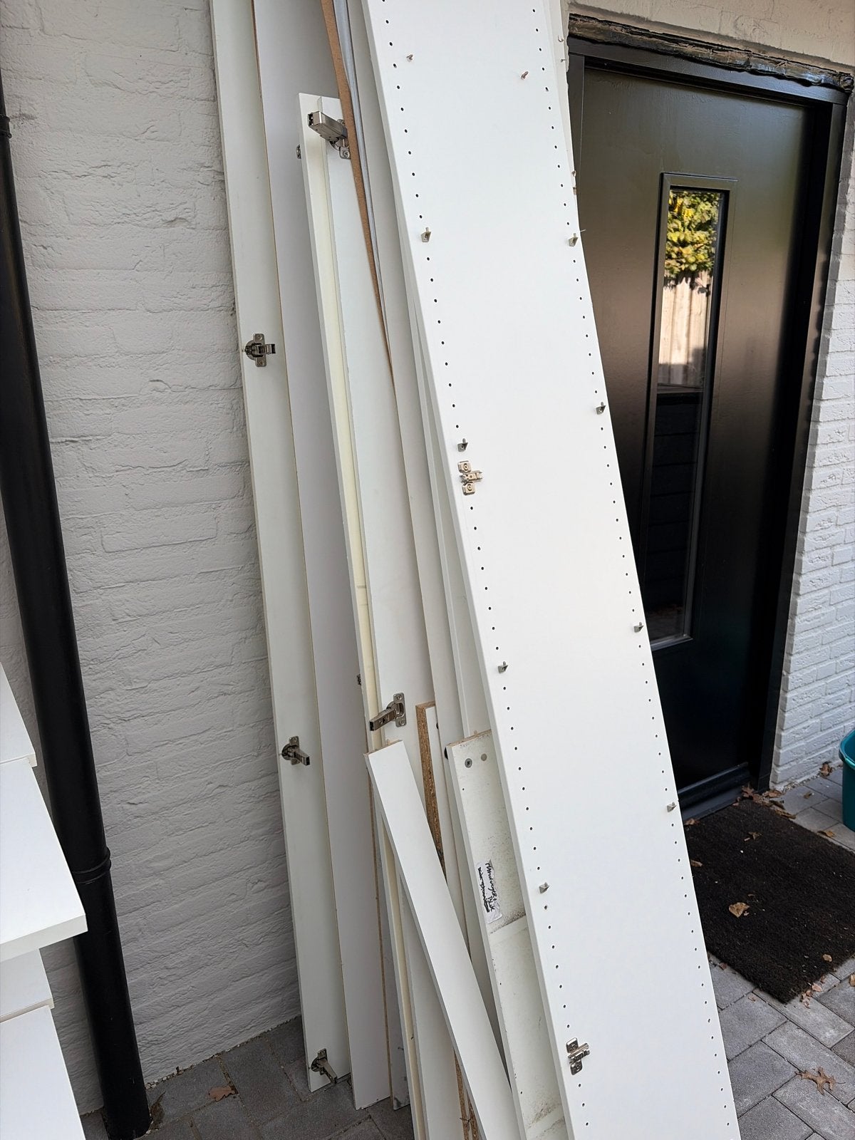 IKEA Pax Basiselement Kledingkast Wit 100x35x236 cm, Ophalen, Met plank(en), Gebruikt, 200 cm of meer