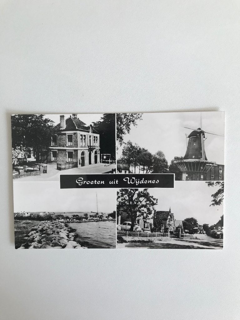 Wijdenes vierluik, Verzenden, 1960 tot 1980, Gelopen, Noord-Holland