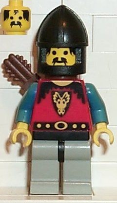 LEGO Minifig Poppetje Castle Dragon Knights Ridder cas245, Lego, Ophalen of Verzenden, Zo goed als nieuw, Minifiguur