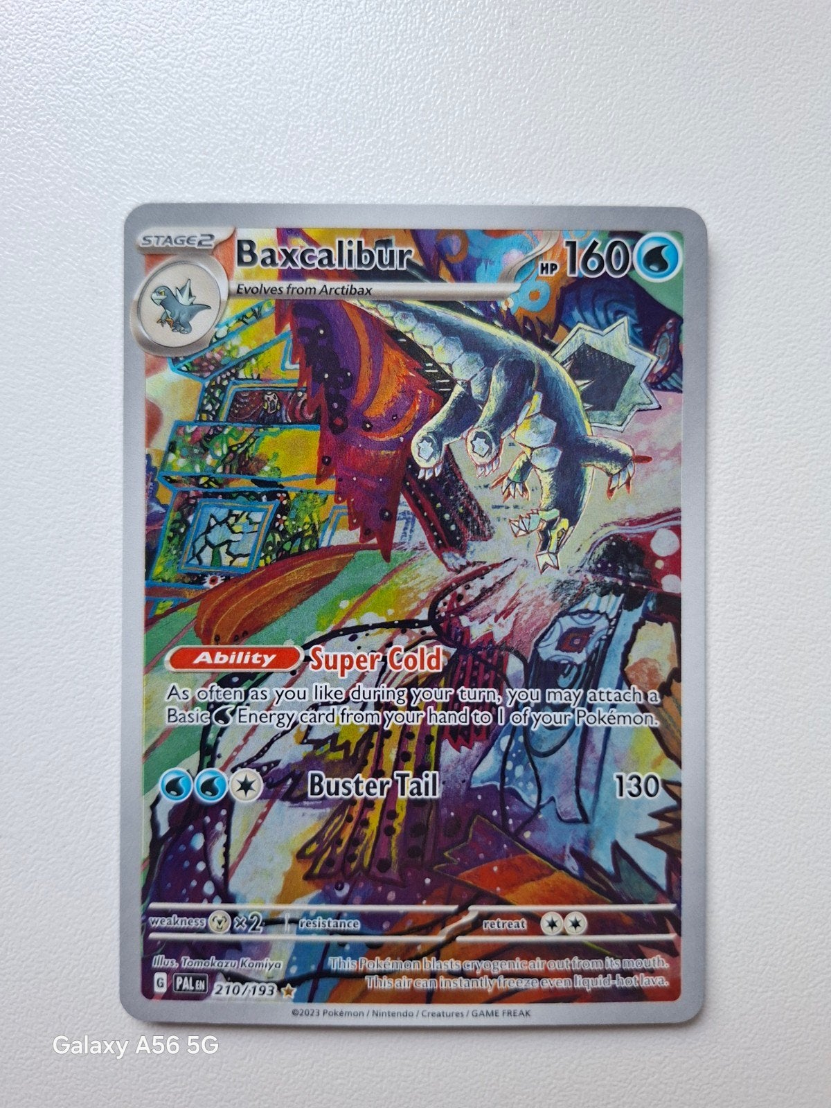 Baxcalibur#210 Paldea Evolved, Ophalen of Verzenden, Zo goed als nieuw, Losse kaart