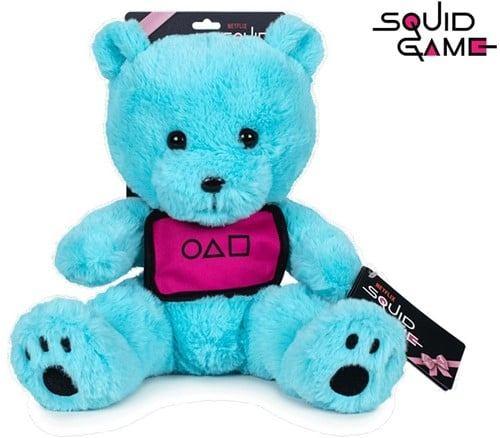 Squid Game: Pluche Teddybeer Blauw 30 cm, Kinderen en Baby's, Speelgoed | Knuffels en Pluche, ., Overige typen, Nieuw, Ophalen of Verzenden
