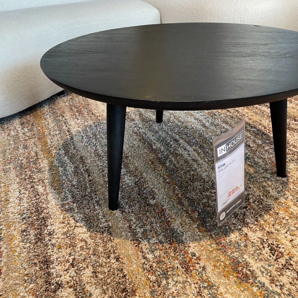 Salontafel Stin - zwart 80ø - IN.HOUSE, Niet ingevuld, Niet ingevuld, Niet ingevuld