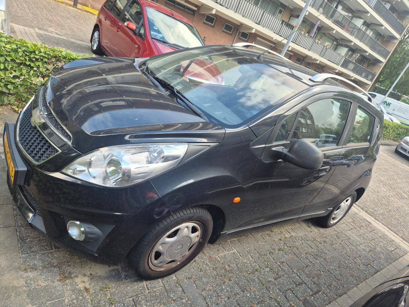 Chevrolet Spark 1.2 2011 Zwart !start niet!, Auto's, Chevrolet, Voorwielaandrijving, 4 cilinders, Zwart, Origineel Nederlands