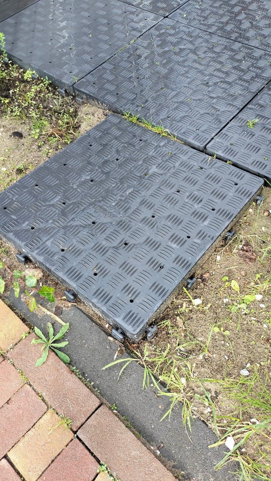 Leigro tuin staptegels kunststof, Tuin en Terras, Ophalen, Zo goed als nieuw, Kunststof