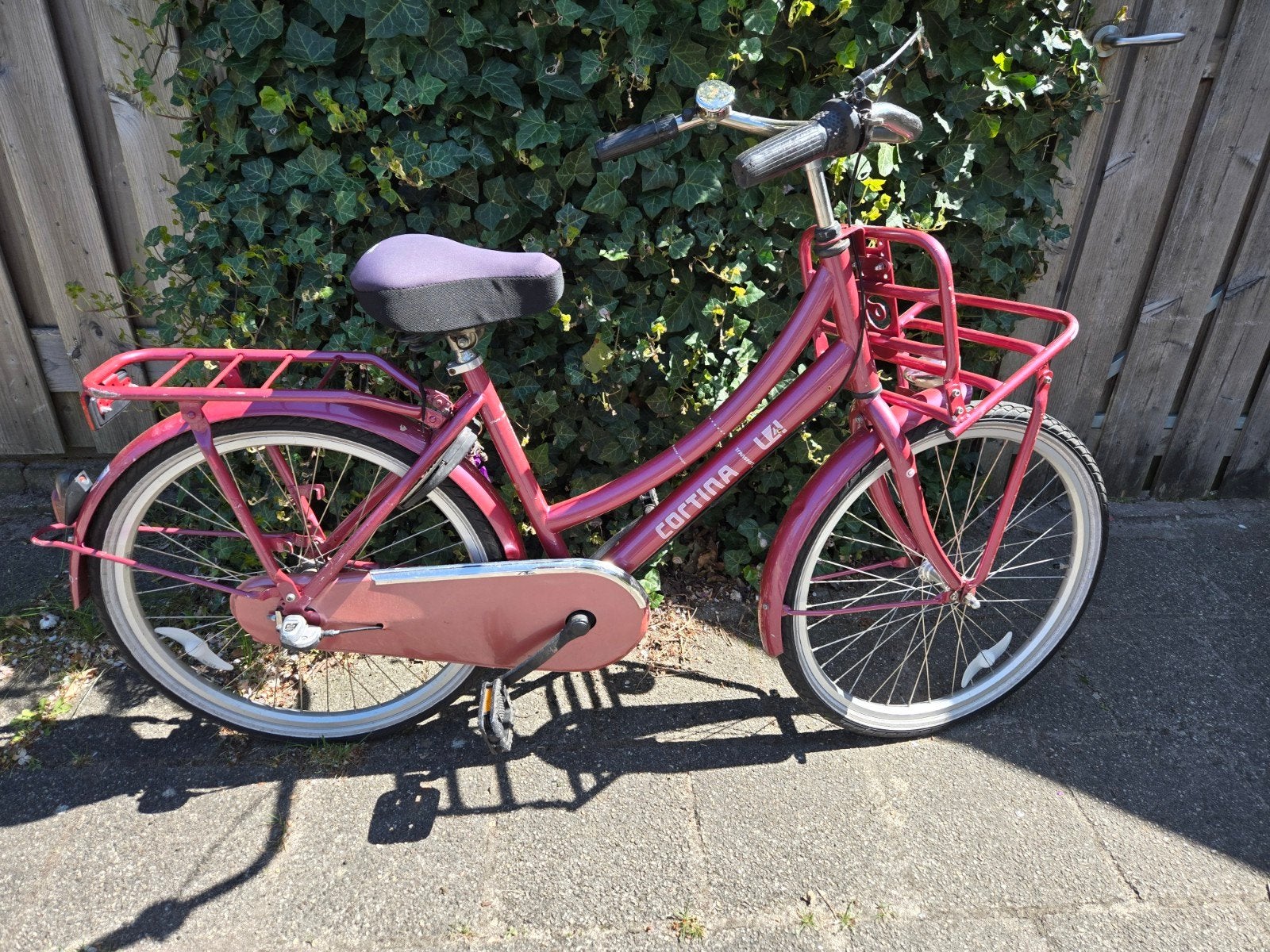 Cortina fiets 24 inch, Fietsen en Brommers, Fietsen | Meisjes, Gebruikt, 24 inch, Versnellingen, Terugtraprem, Ophalen