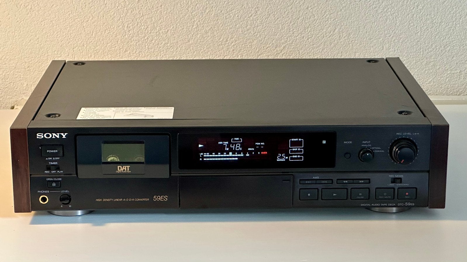 Sony DTC-59ES digital audo recorder, Ophalen of Verzenden, Sony