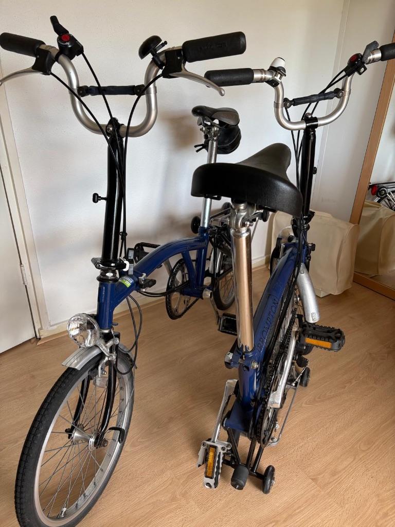 Brompton vouwfietsen 2 stuks, Ophalen, Gebruikt, Brompton, Velgrem
