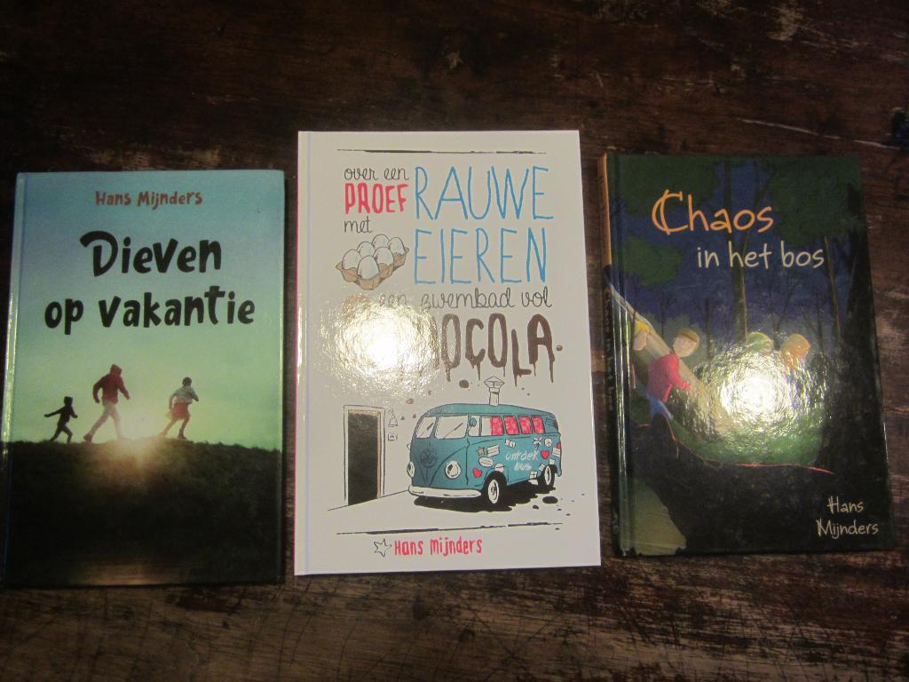 Hans Mijnders eieren/Chaos bos/Dieven vakantie/onvergetelijk, Boeken, Kinderboeken | Jeugd | onder 10 jaar, Ophalen of Verzenden