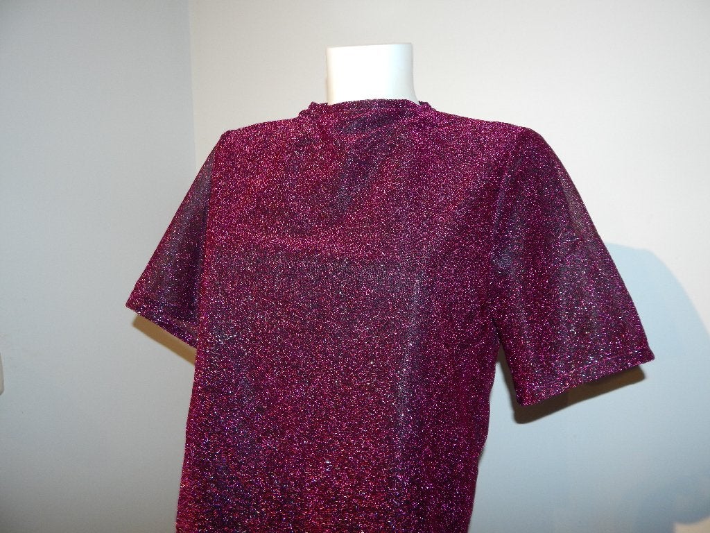 Studio Anneloes mooi glitter truitje roze paars S/M, Studio Anneloes, Verzenden, Paars, Zo goed als nieuw