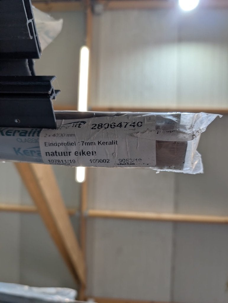 Keralit sponningdeel 143mm, Ophalen, Nieuw, Overige materialen
