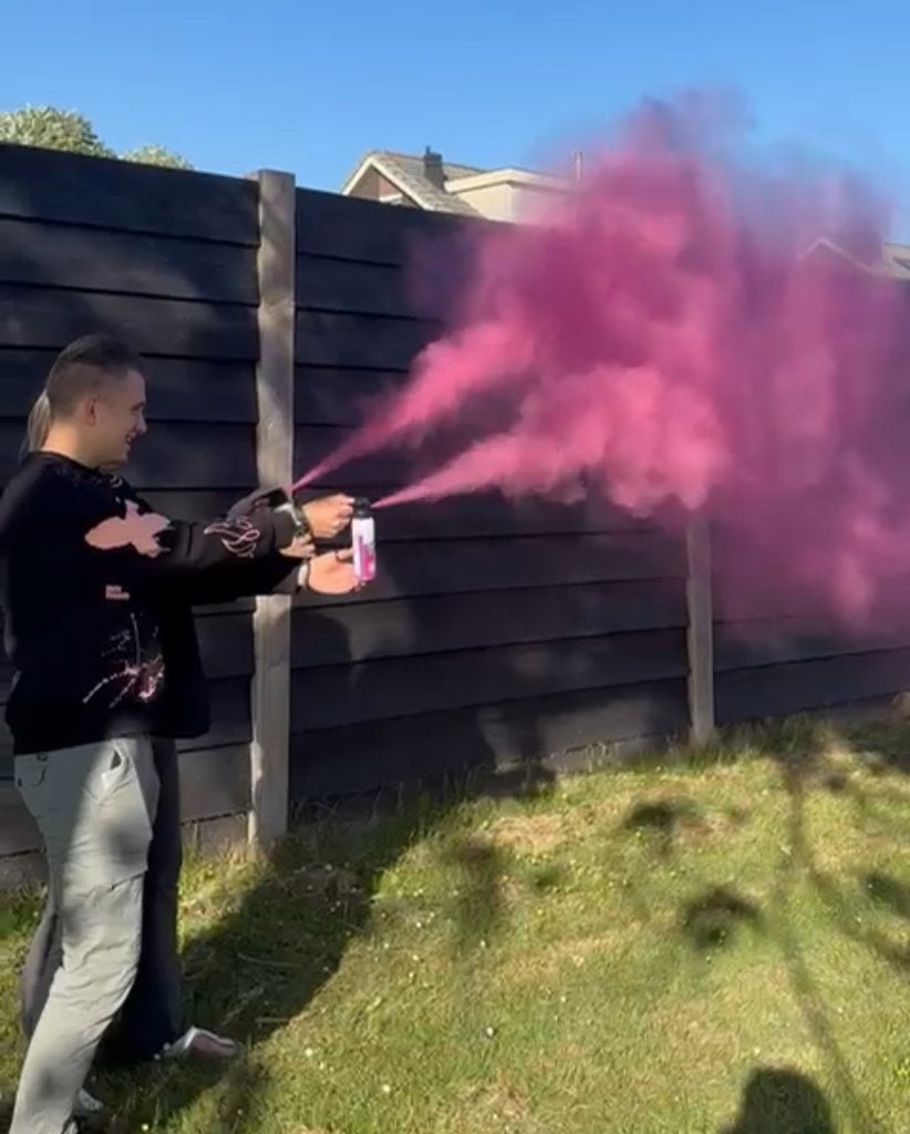Gender reveal vuurwerk | Rook | Fakkels | Shooters, Ophalen, Nieuw, Feestartikel, Geboorte of Huwelijk