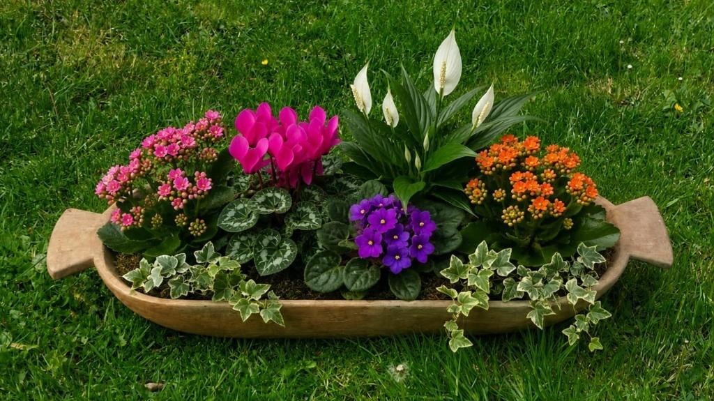 oude houten trog, Tuin en Terras, Ophalen, Gebruikt, Minder dan 30 cm, Balkon