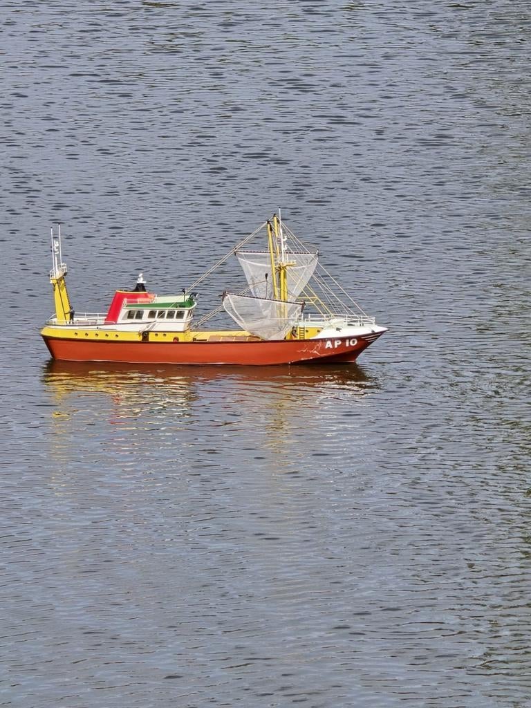 Gedetailleerd RC Vissersboot, Ophalen, Zo goed als nieuw, Groter dan 1:32, Overige merken