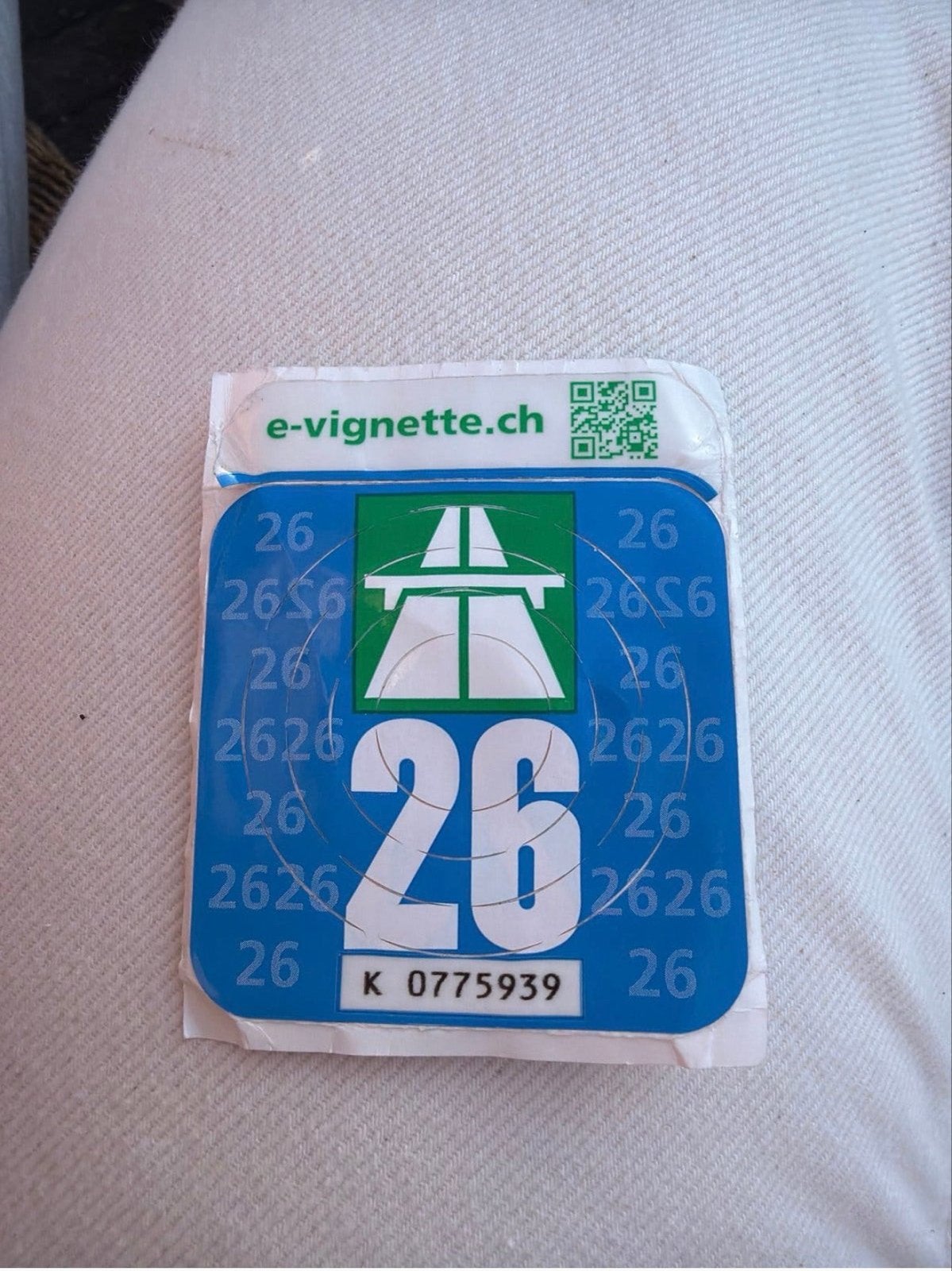 Vinget zwitserland 2026, Tickets en Kaartjes, Autovignetten