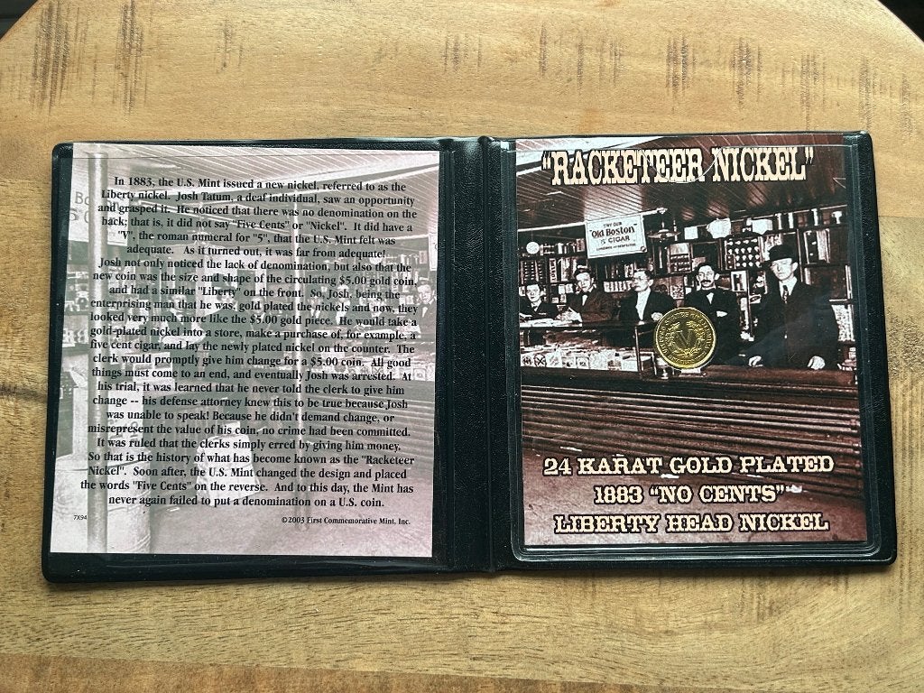 Racketeer/Liberty Nickel 1883 set, Ophalen of Verzenden, Noord-Amerika