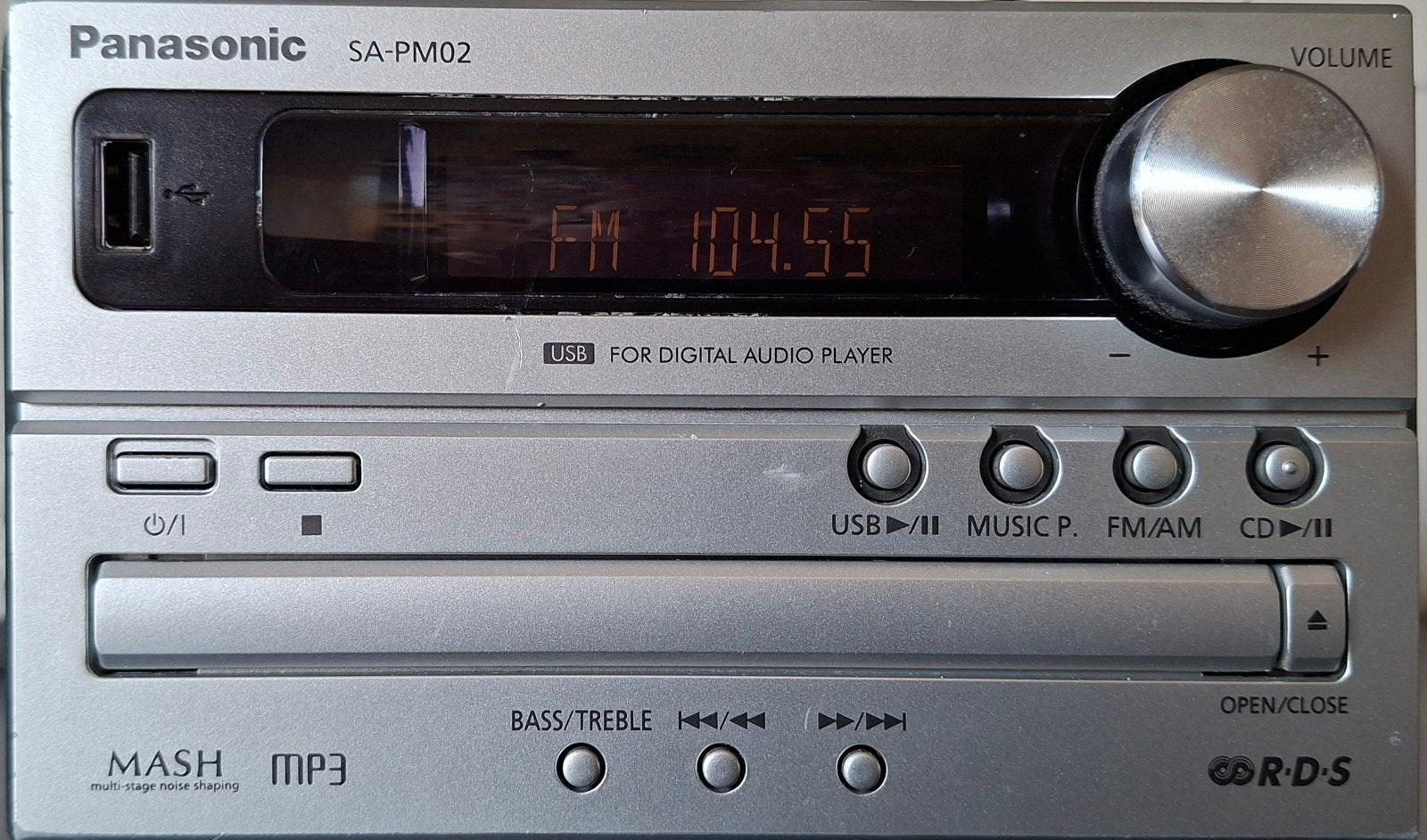 Panasonic SA-PM02 Microset met CD, Radio en USB, Overige merken, Gebruikt, Microset, Ophalen of Verzenden