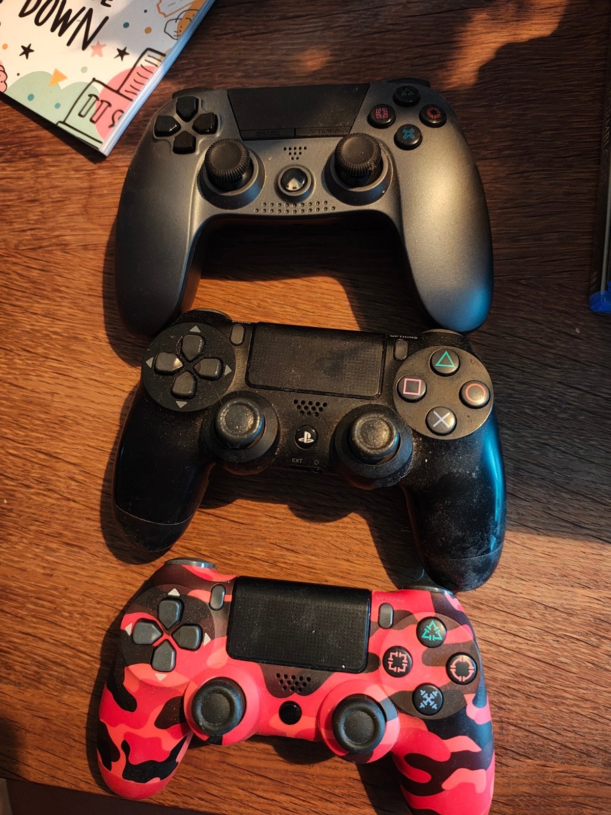 Playstation Controllers x 3, Spelcomputers en Games, Spelcomputers | Sony PlayStation 4, Ophalen of Verzenden, Gebruikt, Met 3 controllers of meer