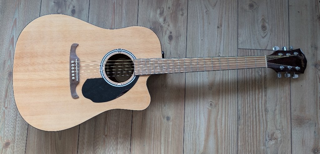 Electic/Acoustic Guitar Fender FA-125CE, Ophalen, Zo goed als nieuw, Akoestische gitaar