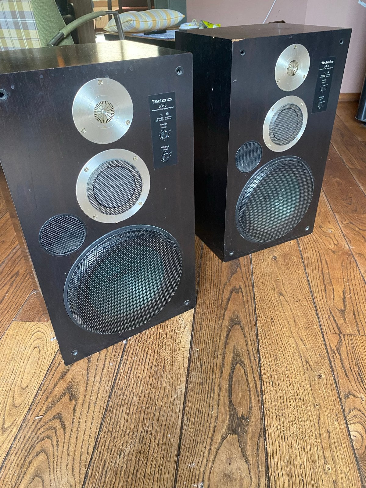 Technics SB-6 3-weg luidsprekersysteem - Vintage geluid, Overige merken, Stereo speakers, Gebruikt, Ophalen of Verzenden