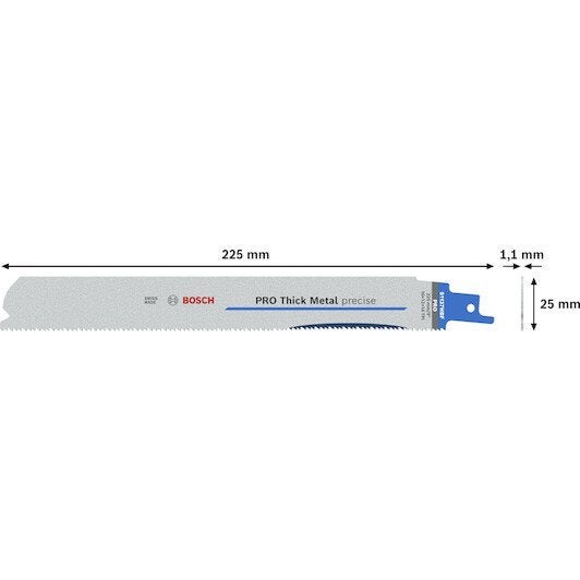 Bosch PRO Thick Metal S1137HBF reciprozaagbladen – 225 mm..., Konijnenberg 60 4825 BD Breda, Mailto:contact@nl.bosch.com, Nieuw