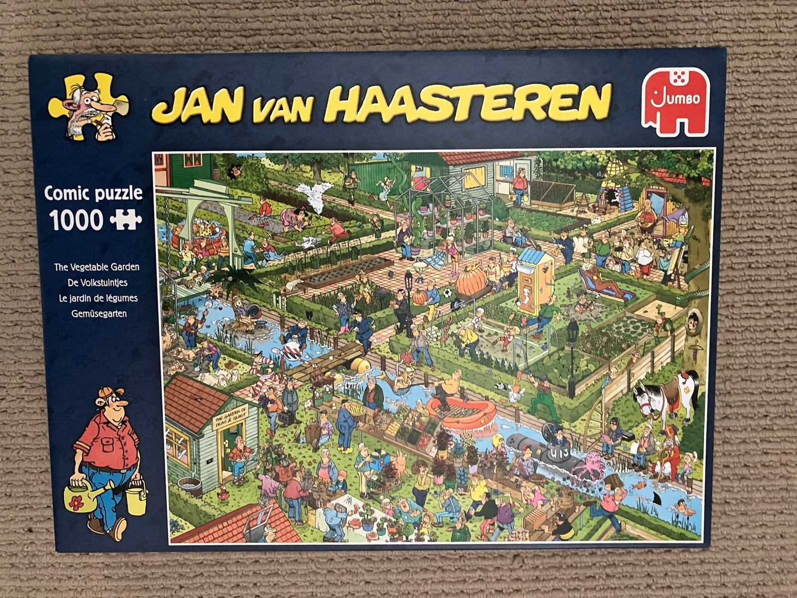 Jan van Haasteren puzzel  1000 st kopen of ruilen, Hobby en Vrije tijd, Ophalen, 500 t/m 1500 stukjes, Zo goed als nieuw, Legpuzzel