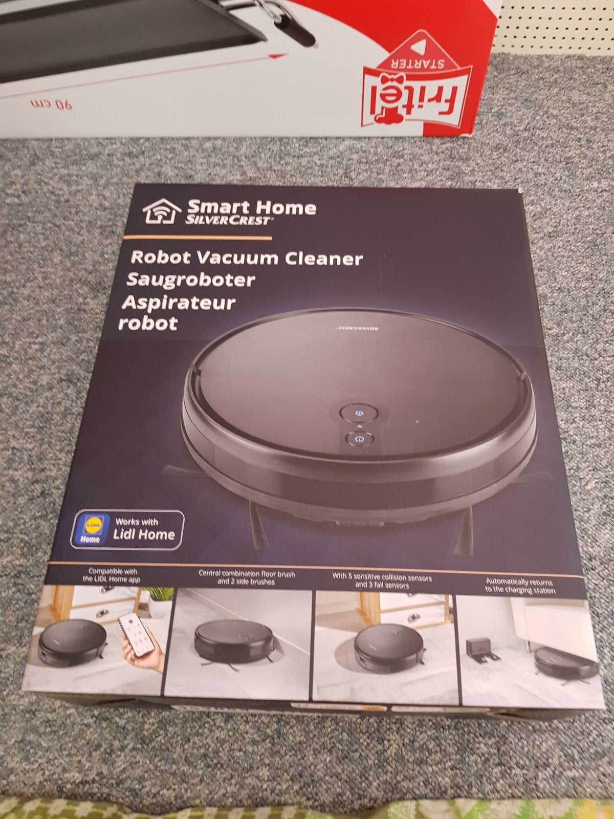 Nieuwe Robotstofzuiger,Smart Home SilverCrest., Witgoed en Apparatuur, Stofzuigers, Ophalen, Nieuw, Robotstofzuiger
