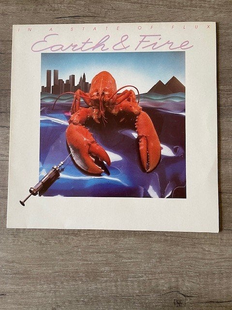 LP Earth & Fire - In A State Of Flux - 1982, Ophalen of Verzenden, Gebruikt, 12 inch, Poprock