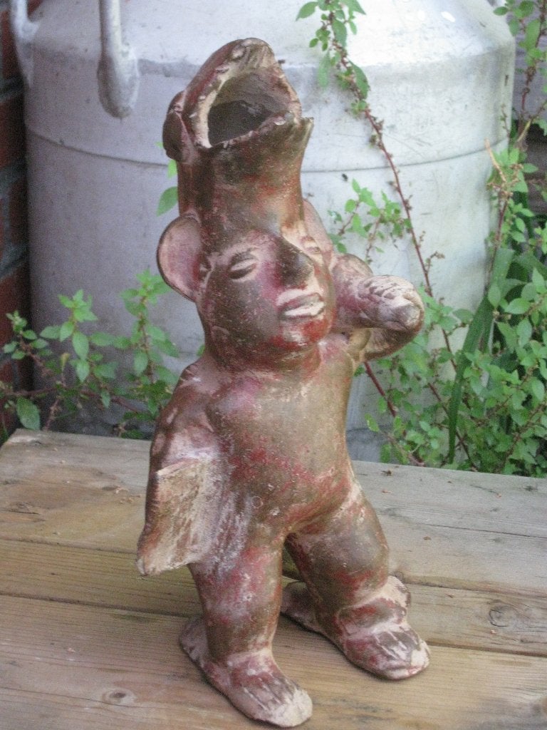 Terracotta Maya Sculptuur Beeld, Antiek en Kunst, Ophalen