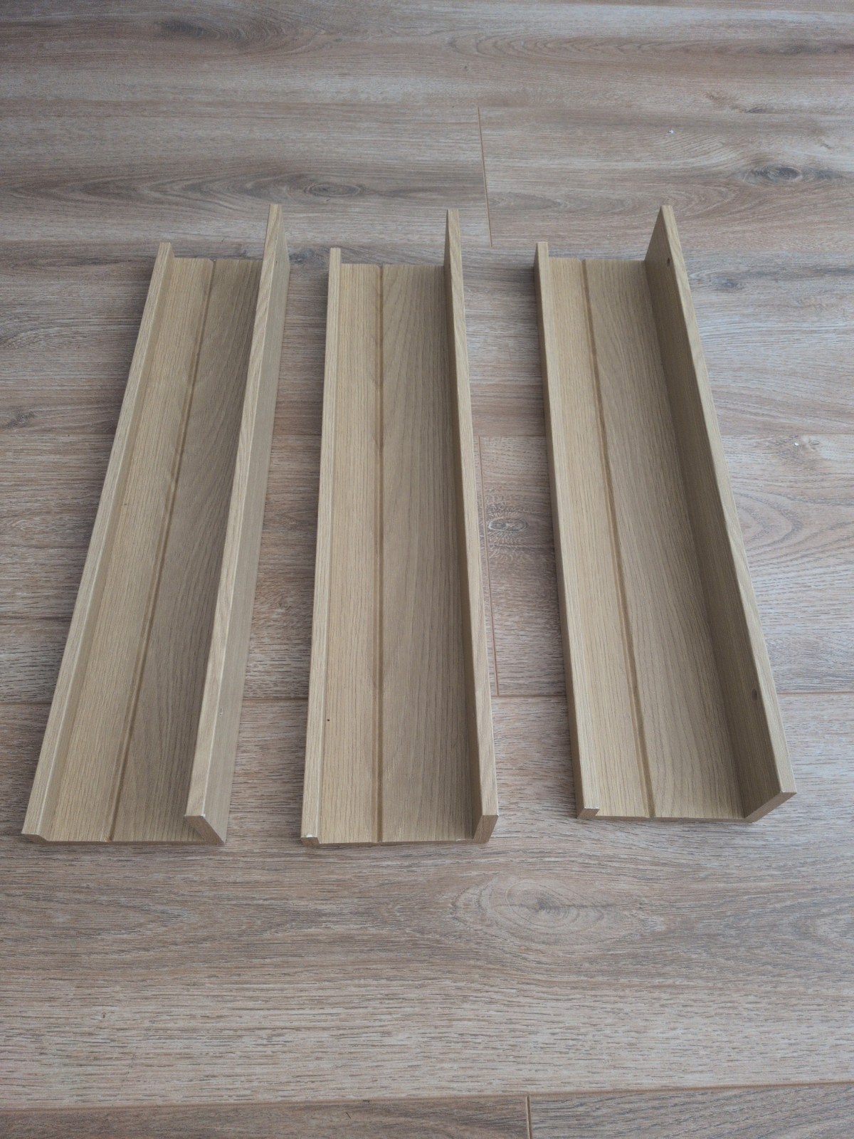 3 stuks Mosslanda wandplanken eikenfineer (55cm), Ophalen