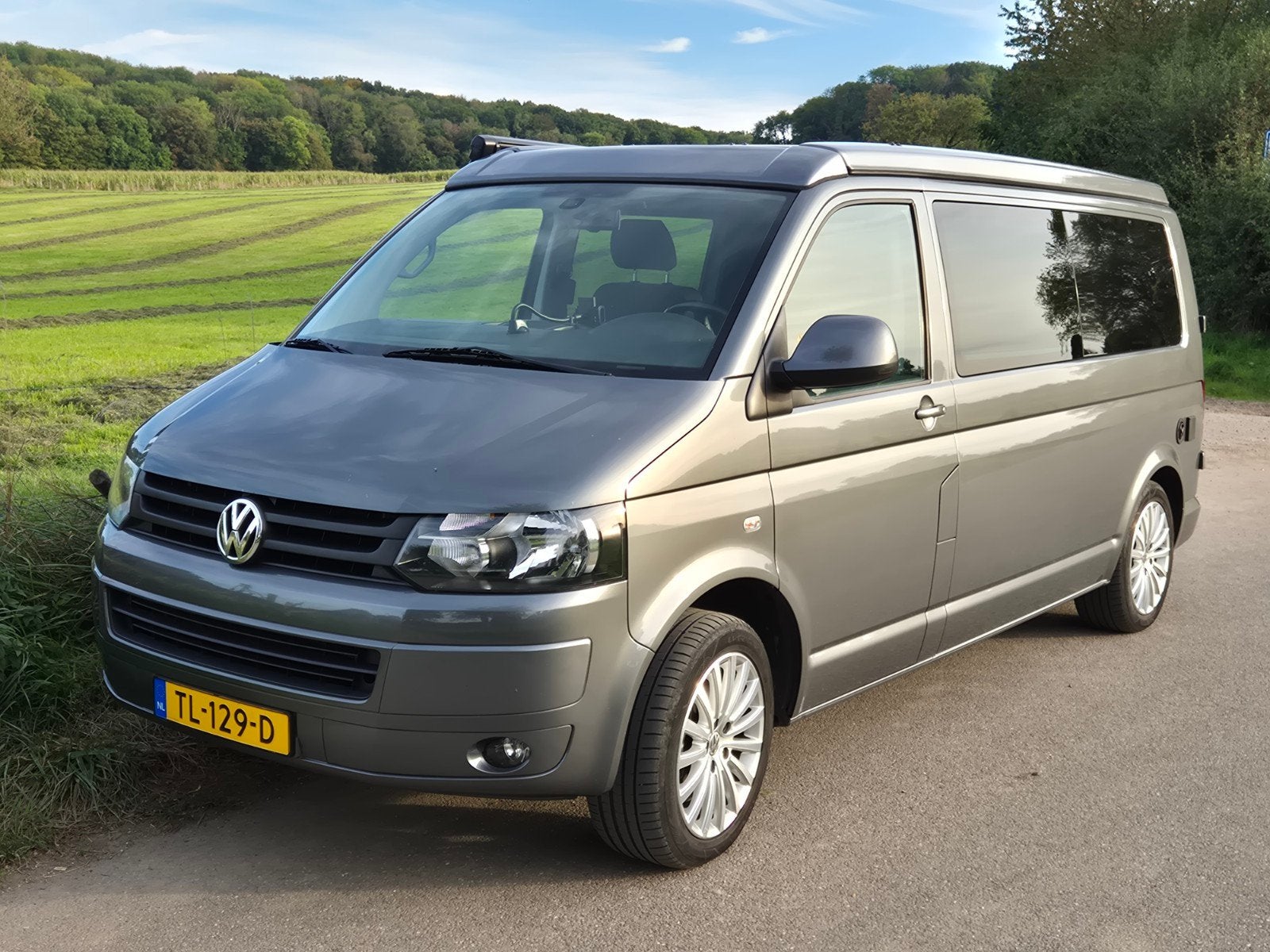 VW Transporter 2011 T5 LWB 4WD Auto Camper, Automaat, Buscamper of Camperbus, Volkswagen, Bestuurdersdeur
