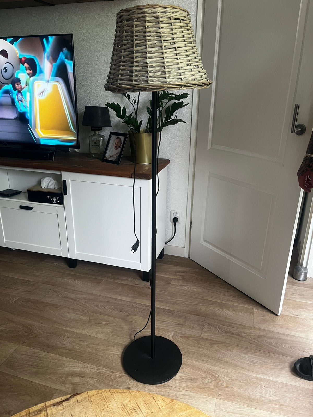 2 Vloerlampen zwart metaal, Ophalen, Metaal, 150 tot 200 cm, Hotel chique/stoer landelijk