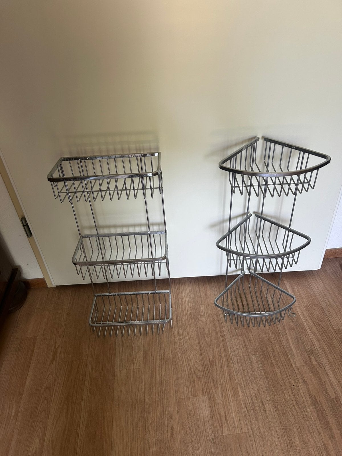 Rekjes voor in de badkamer, Ophalen, Zo goed als nieuw, Wit